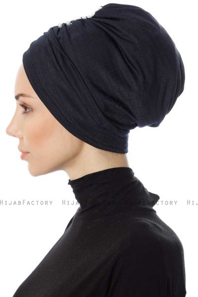 Yonca - Turban Bleu Marin