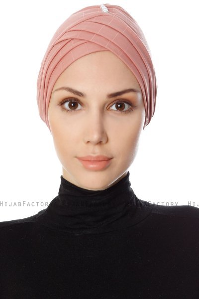 Yonca - Turban Rose Foncé