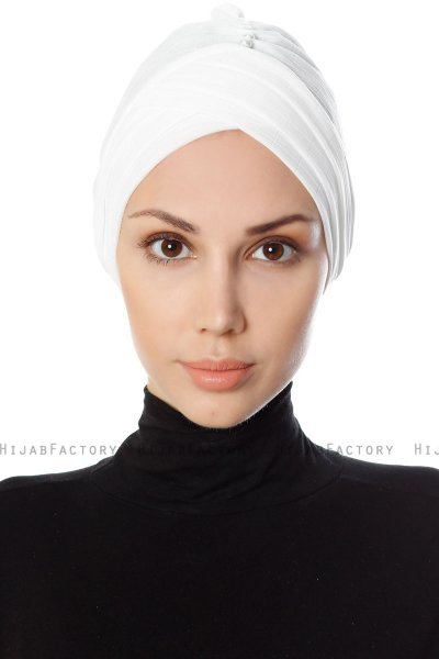 Yonca - Turban Blanc