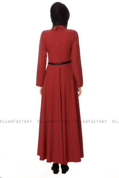 Yussra - Robe Bordeaux - Burun