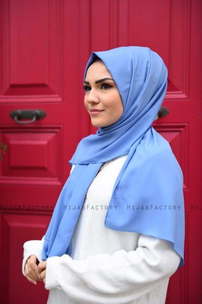 Zahra - Hijab En Crêpe Indigo - Mirach