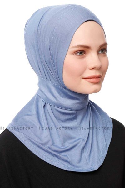 Zeliha - Hijab Pratique Viscose Indigo