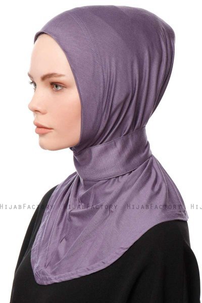Zeliha - Hijab Pratique Viscose Violet