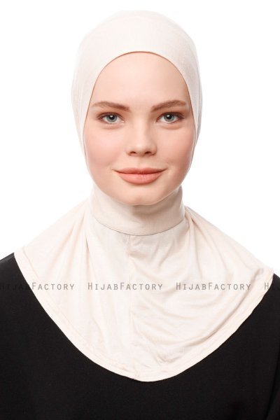 Zeliha - Hijab Pratique Viscose Beige Clair