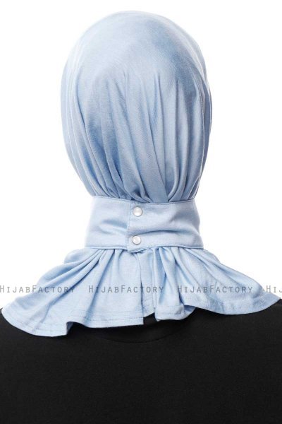 Zeliha - Hijab Pratique Viscose Bleu Clair