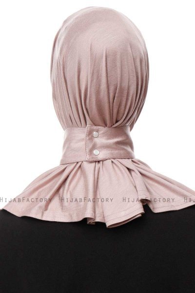 Zeliha - Hijab Pratique Viscose Gris Pierre