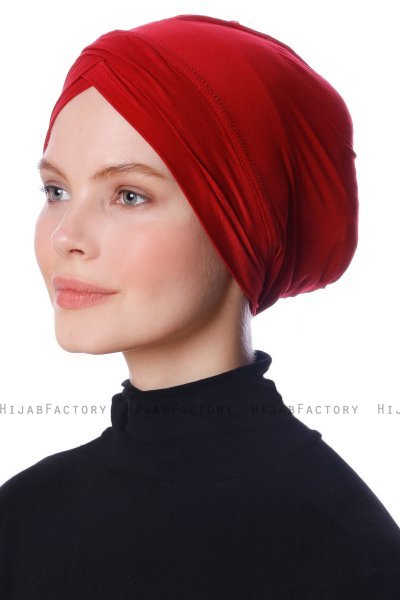 Zeynep - Bonnet Parizien Bordeaux - Ecardin