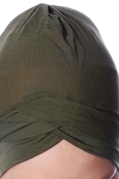 Zeynep - Bonnet Parizien Kaki - Ecardin