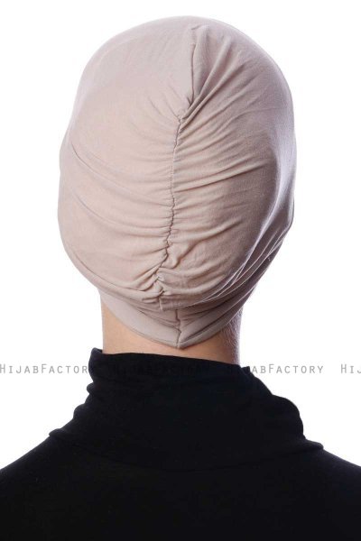 Zeynep - Bonnet Parizien Taupe Clair - Ecardin