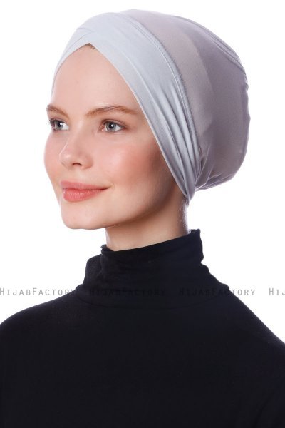 Zeynep - Bonnet Parizien Gris Clair - Ecardin