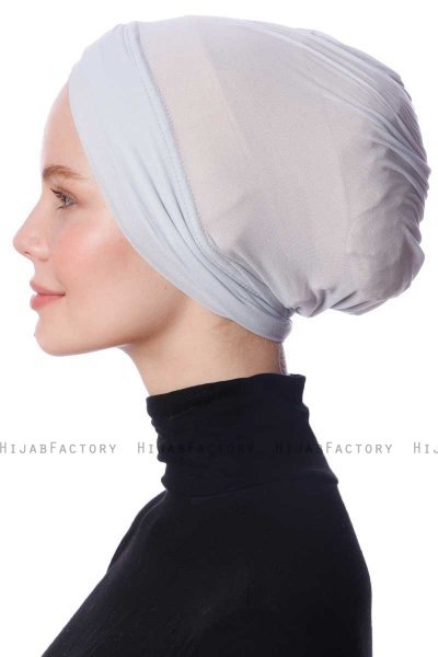 Zeynep - Bonnet Parizien Gris Clair - Ecardin