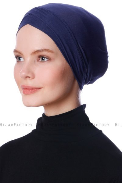 Zeynep - Bonnet Parizien Bleu Marin - Ecardin