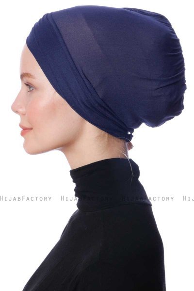 Zeynep - Bonnet Parizien Bleu Marin - Ecardin