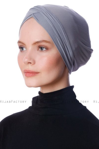 Zeynep - Bonnet Parizien Gris Foncé - Ecardin