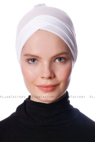 Zeynep - Bonnet Parizien Blanc - Ecardin