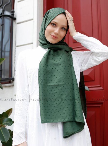 Malika - Hijab Vert Foncé - Sal Evi