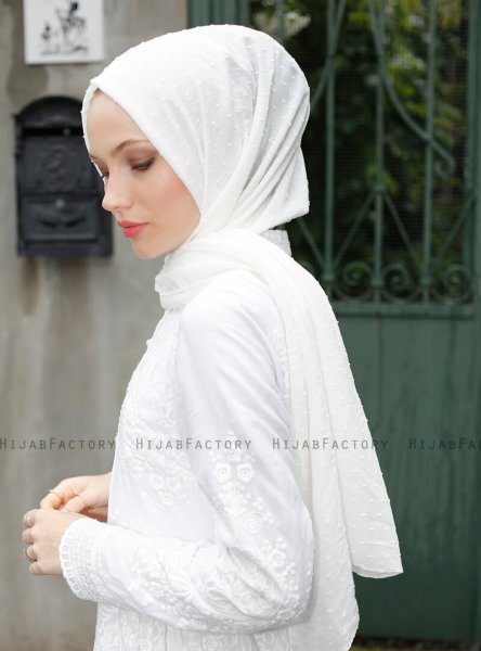 Malika - Hijab Offwhite - Sal Evi
