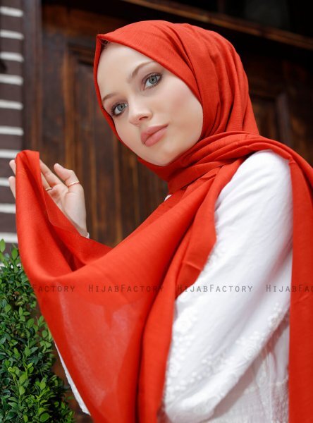 Zaina - Hijab Rouge Brique - Sal Evi