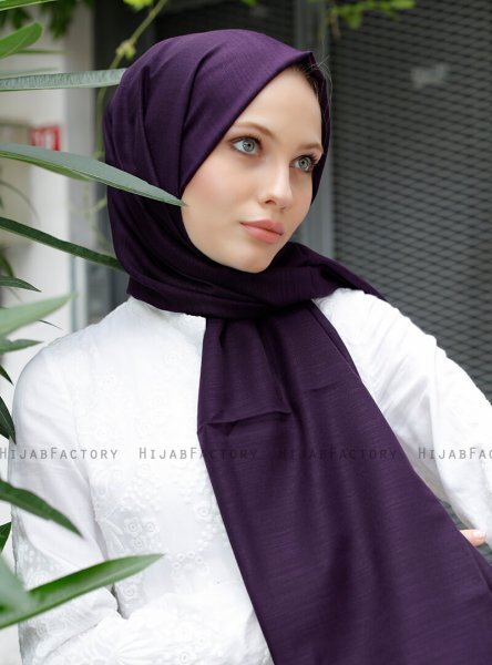 Zaina - Hijab Violet Foncé - Sal Evi