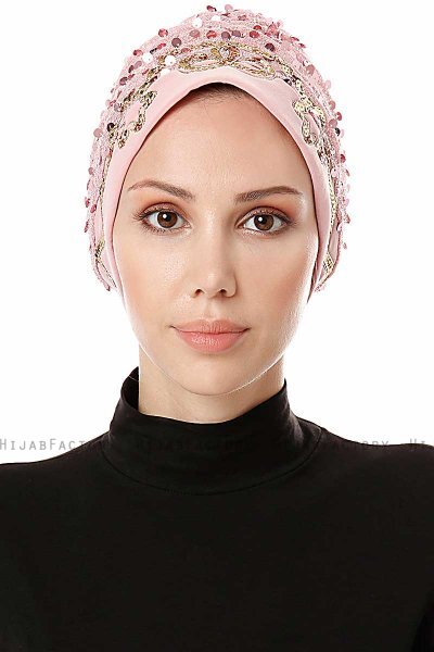 Zuleyha - Turban Vieux Rose